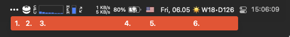 MAC MENU BAR