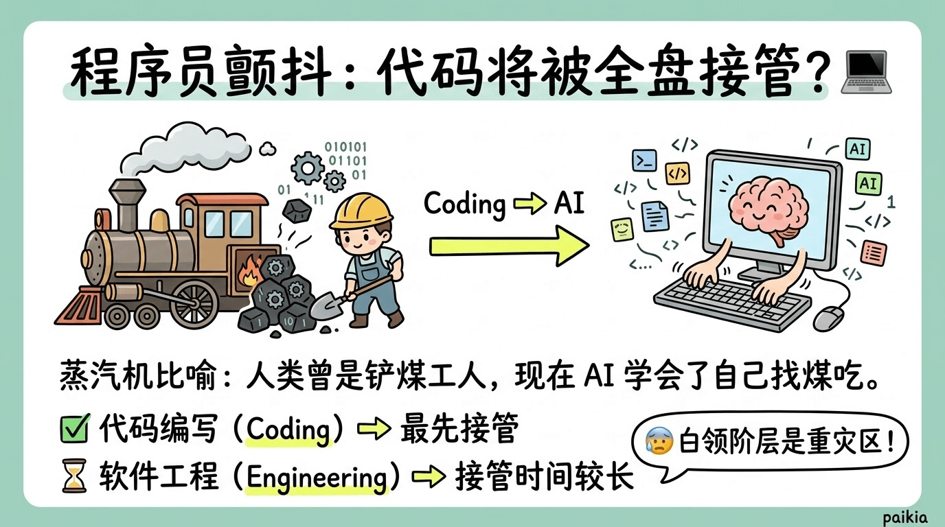 公司裁员的残酷真相：留下那个被AI替代百分之八十的聪明人